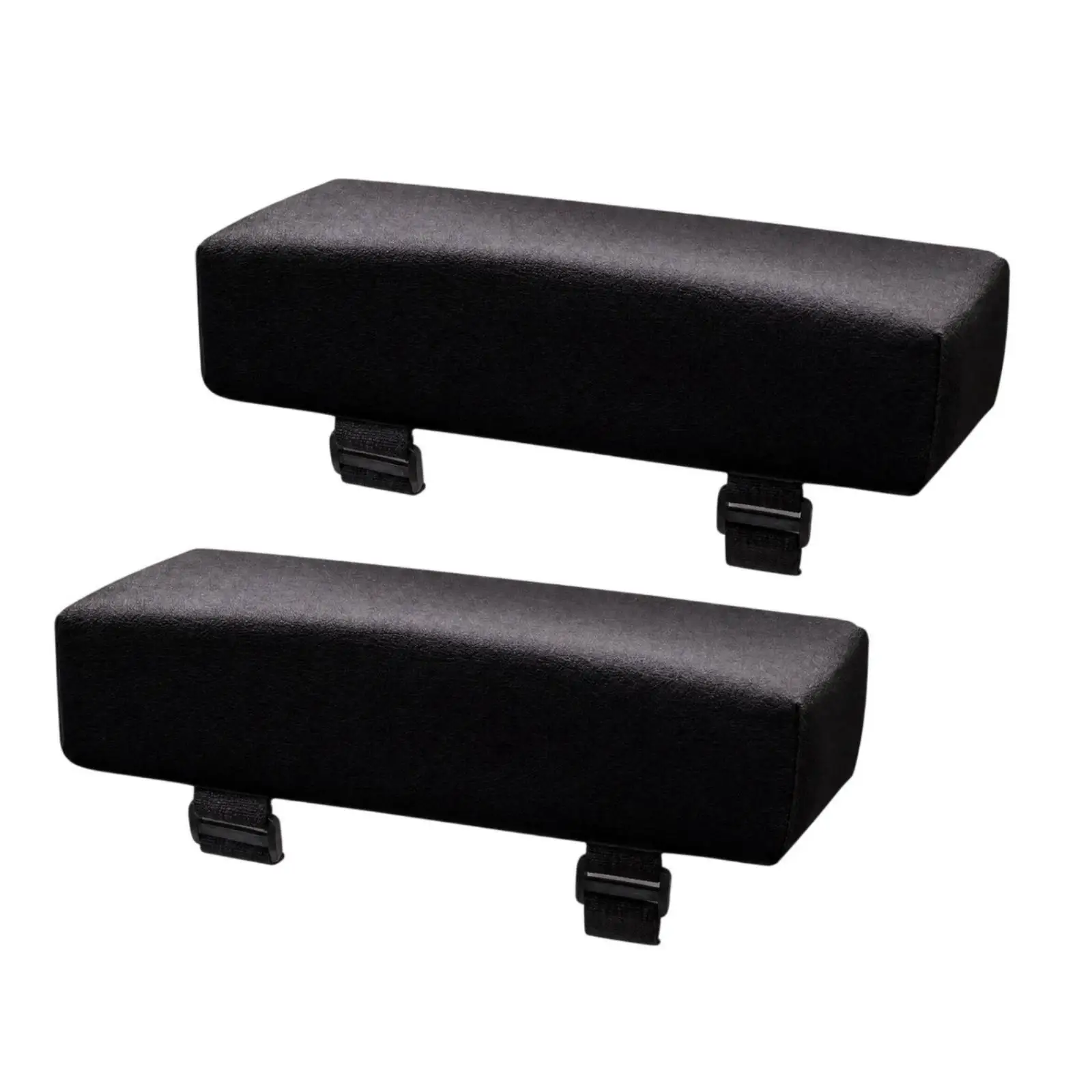 Chair Armrest Cushion Pad Memory Foam Support for Elbow Wrist Comfort with Secure Straps for Office Learning