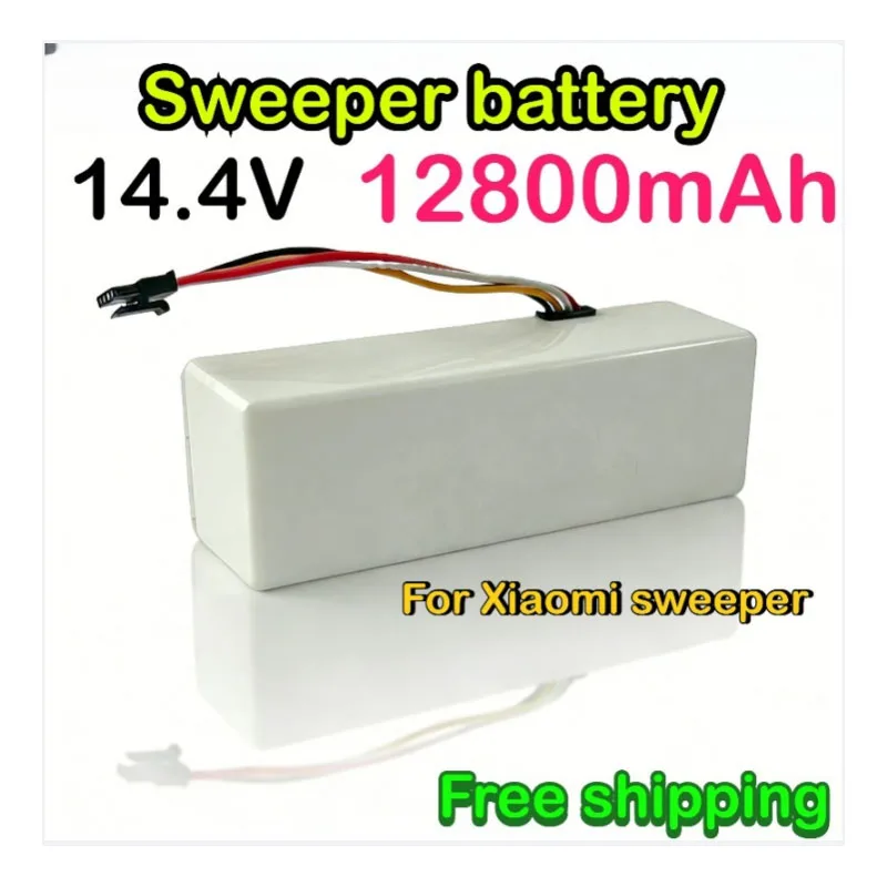 

12800 super large capacity sweeper battery 14.4V P1904-4S2P-MM replacement battery suitable for Xiaomi sweeper free shipping