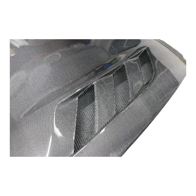 Kap Mesin Depan Serat Karbon Forged Berventilasi untuk 370Z Sport Coupe Kap Mesin Kustom