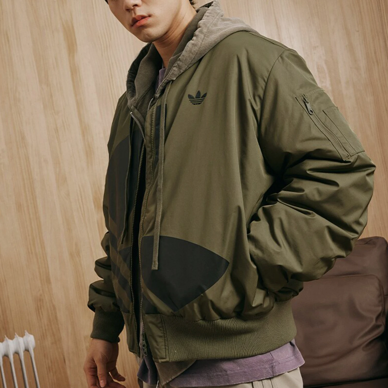 

Adidas Originals Unisex Retro Loose Fit Casual Jacket JL8381