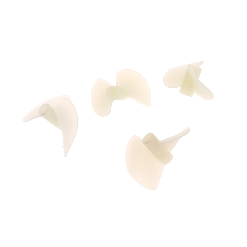 1 Pairs D22mm/26mm CW/CCW Electric Nylon Prop Screw DIY White Two Leaf Propellers For Rc Boats Models 2mm Shaft