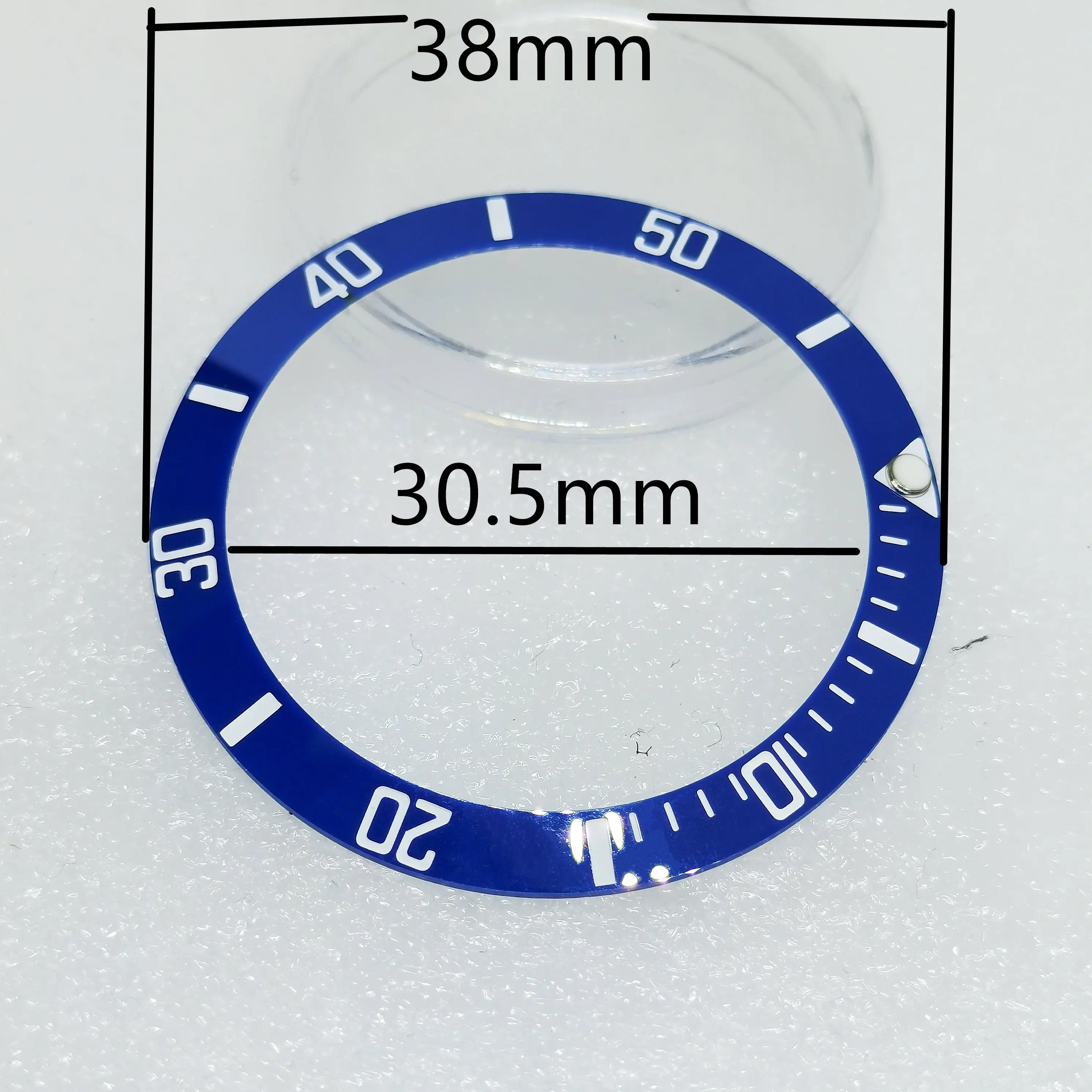 Free Shipping Watch Accessories SUB Ceramic Bezel Outer Diameter 38MM Inner Diameter 30.5MM