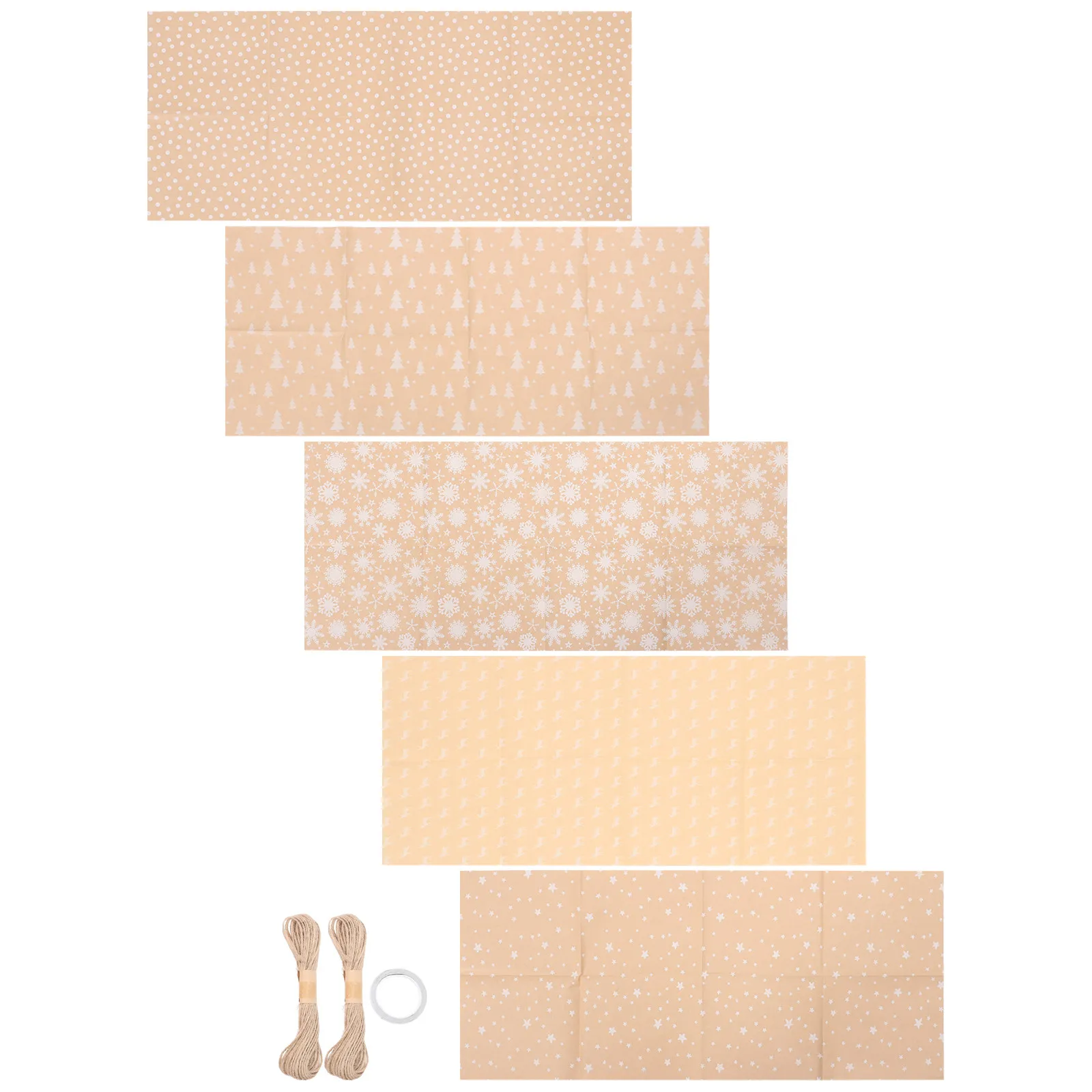 rolo-de-papel-de-embrulho-de-natal-5-pecas-kraft-marrom-decorativo-para-presente-festa-feriado-buque-floral-aniversario-de-casamento