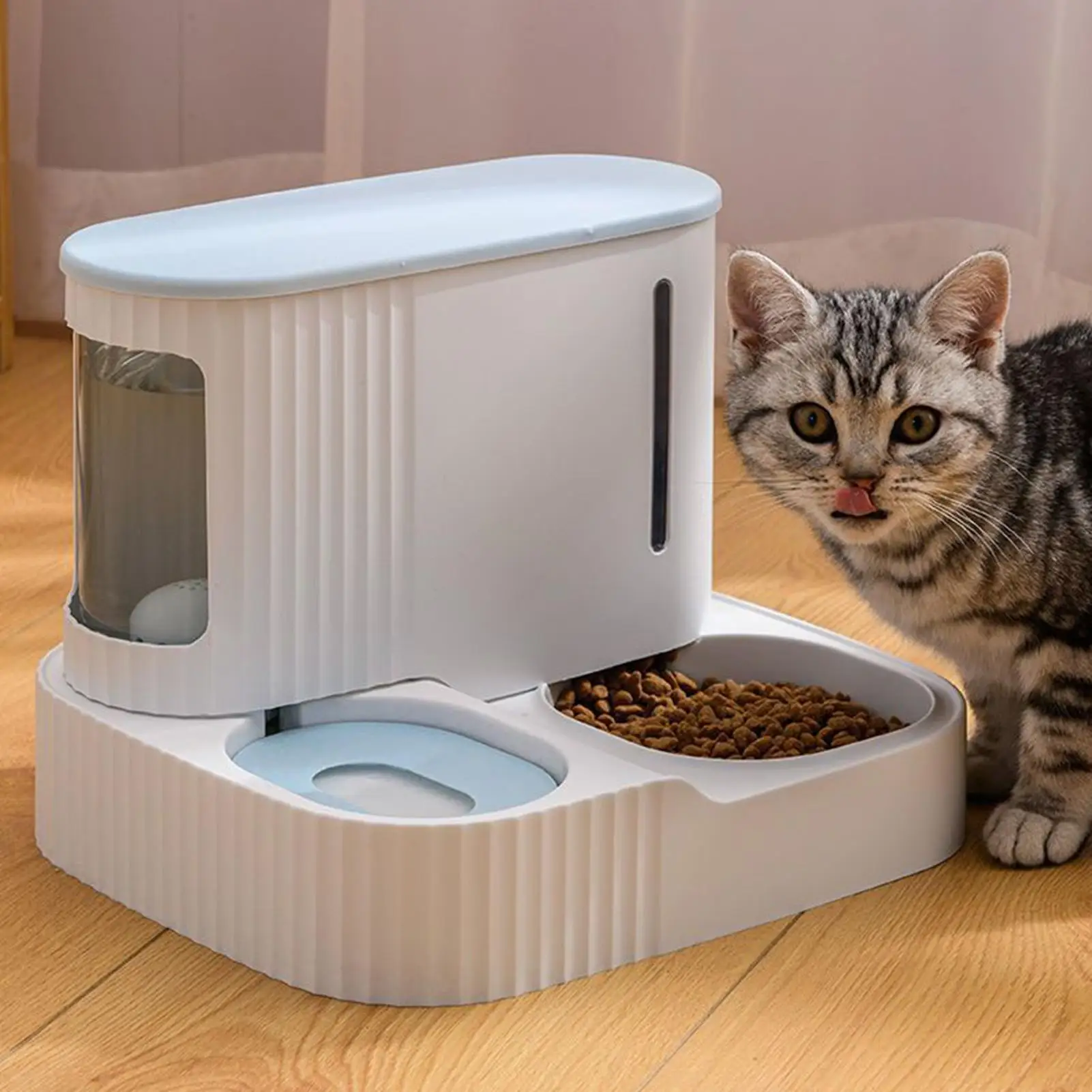 

Автоматическая кормушка и поилка 2-в-1 для кошек и собак, миска для сухого корма для домашних животных, для путешествий и отпуска