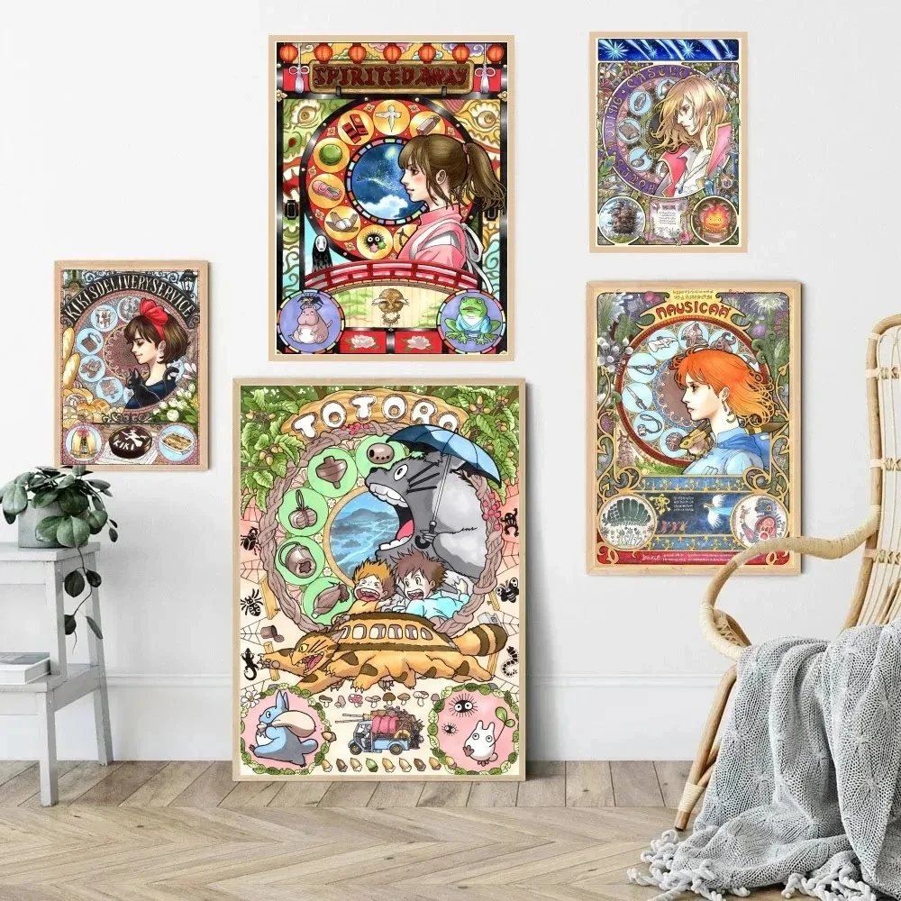 Japan-Hayao Vintage Classic Anime 5d Diy Diamond Painting Art Cute Tororos Cat Cartoon Cross Stitch Bedroom Cafe Bar Decor