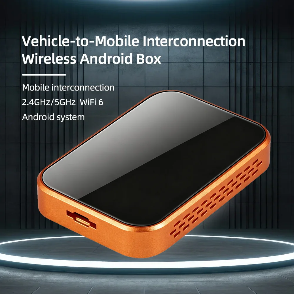 New Upgrade Carplay Ai Box Wired to Wireless Carplay Android Auto Adapter WiFi For Youtube Netflix Car Smart Bulit in Play Stroe