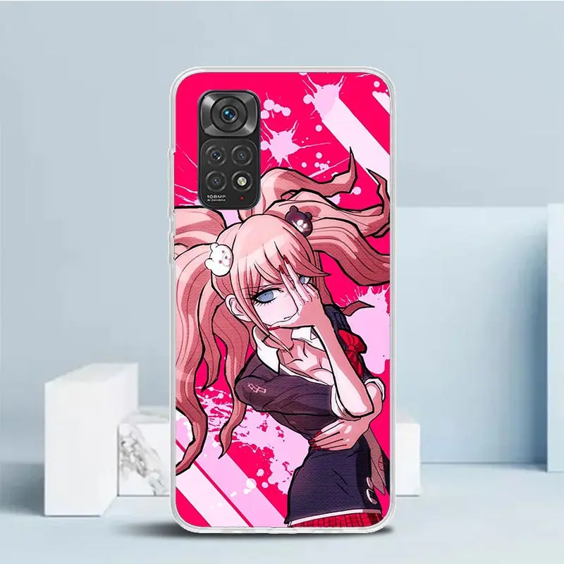 Danganronpa Enoshima Junko Silicon Call Phone Case For Xiaomi Redmi Note 13 12 12S 11 11S 10 10S 11T 11E Pro Plus 9 9S 9T 8 8T 7