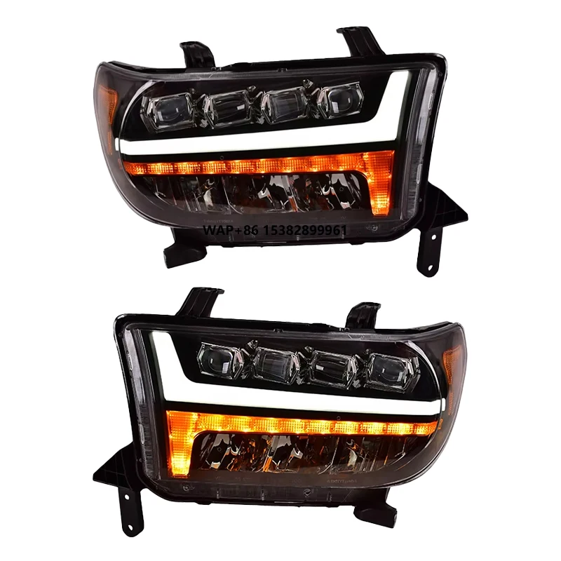 

YU GUANG для передних фонарей Tundra, аксессуары для автомобильных фар, 2007-2013, обновление переднего света, аксессуары для светодиодных фар