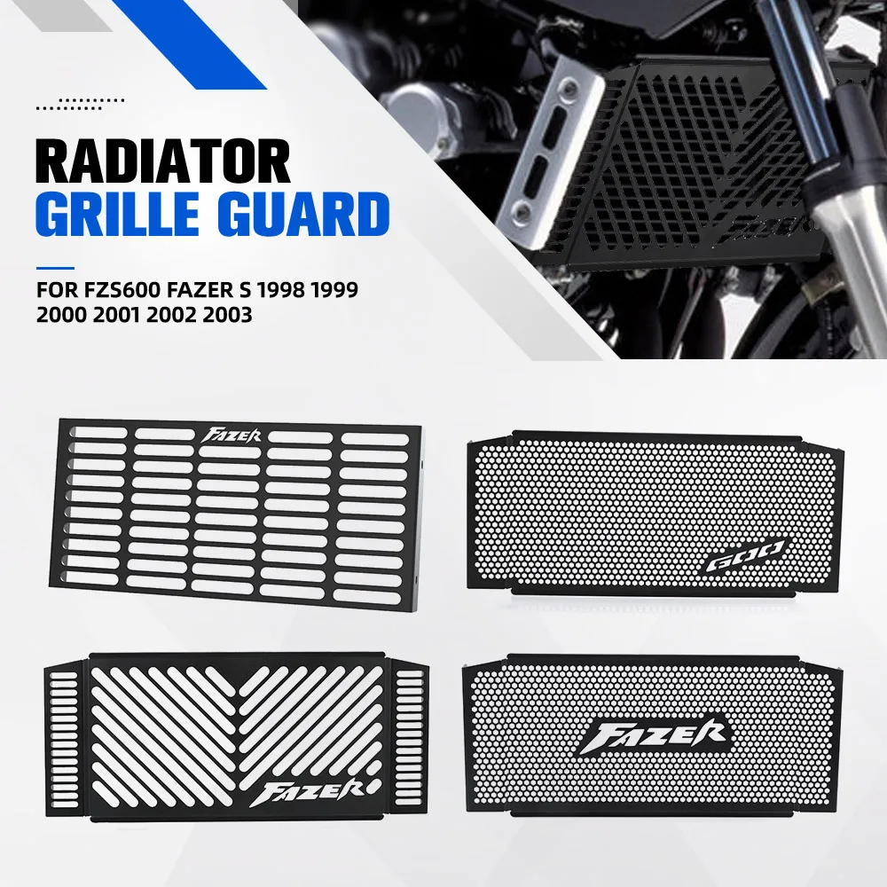 

FOR YAMAHA FZS600 FAZER S FZS 600 1998 1999 2000 2001 2002 2003 Radiator Guard Protector Cooler Cover Water Tank Protection