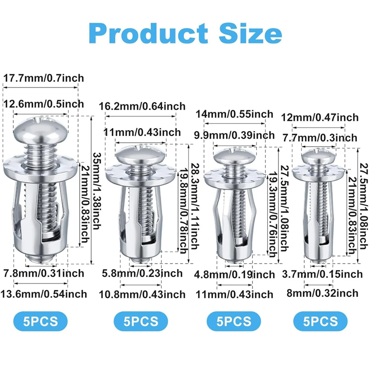 AT77 20 шт. M 4 M5 M6 M8 Гайки с разъемом, расширительные винты из углеродистой стали, гайки, крепежные детали для крепления пластины, рама, бирка контейнера