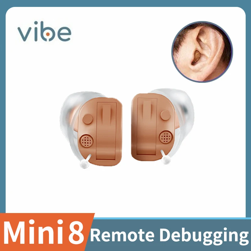 

Siemens Vibe ITC Hearing Aids For Deafness 8 Channel Digit Hearing Device App Programmable Nano Shell Advanced Invisible Ear Aid