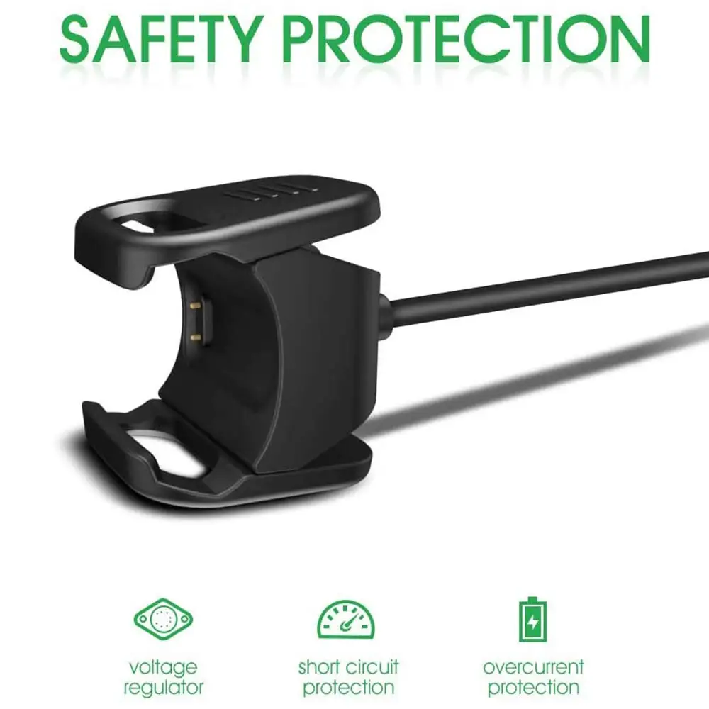 AWINNER Charger For Fitbit Charge 3  - Replacement USB Charger Charging Cable for Fitbit Charge 4 Cable Cradle Dock Adapter