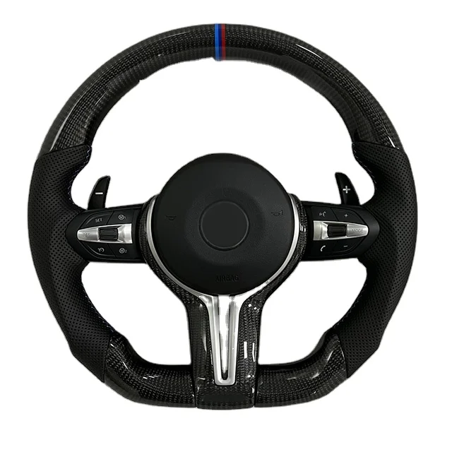 

BMWS F30 F32 F10 F20 F82 E46 E60 E90 M3 M5 Leather Light Emitting Diode Carbon Fiber Steering Wheel Car Steering Wheel M