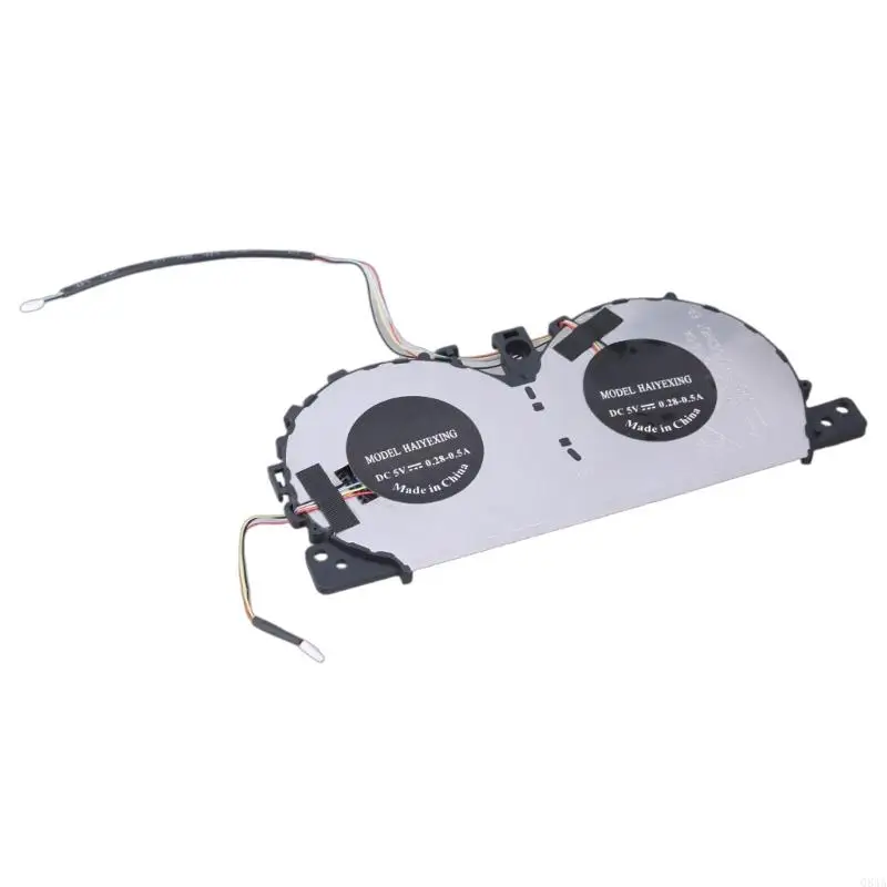 Laptop Q84A Kipas Pendingin CPU untuk Yoga C740-15 C740-15IML Seri DC5V 0.5A 4Pin 4Wire Coolers