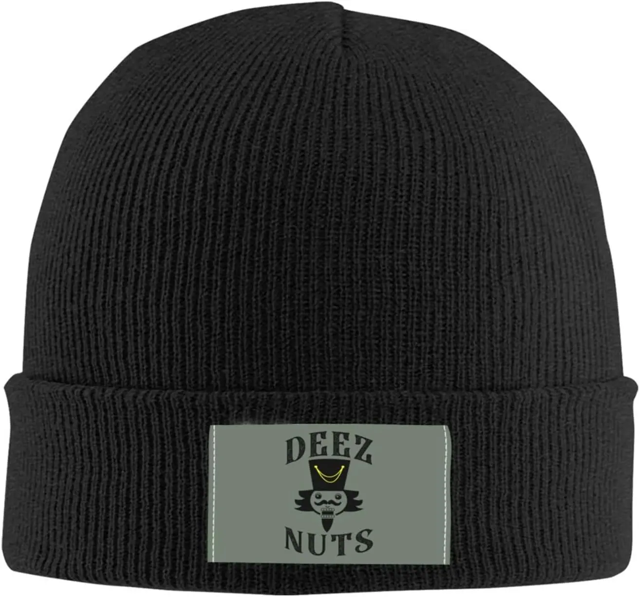 Deez Nuts Beanie Hat for Men Women Soft Cozy Skull Cap Winter Warm Knit Hats