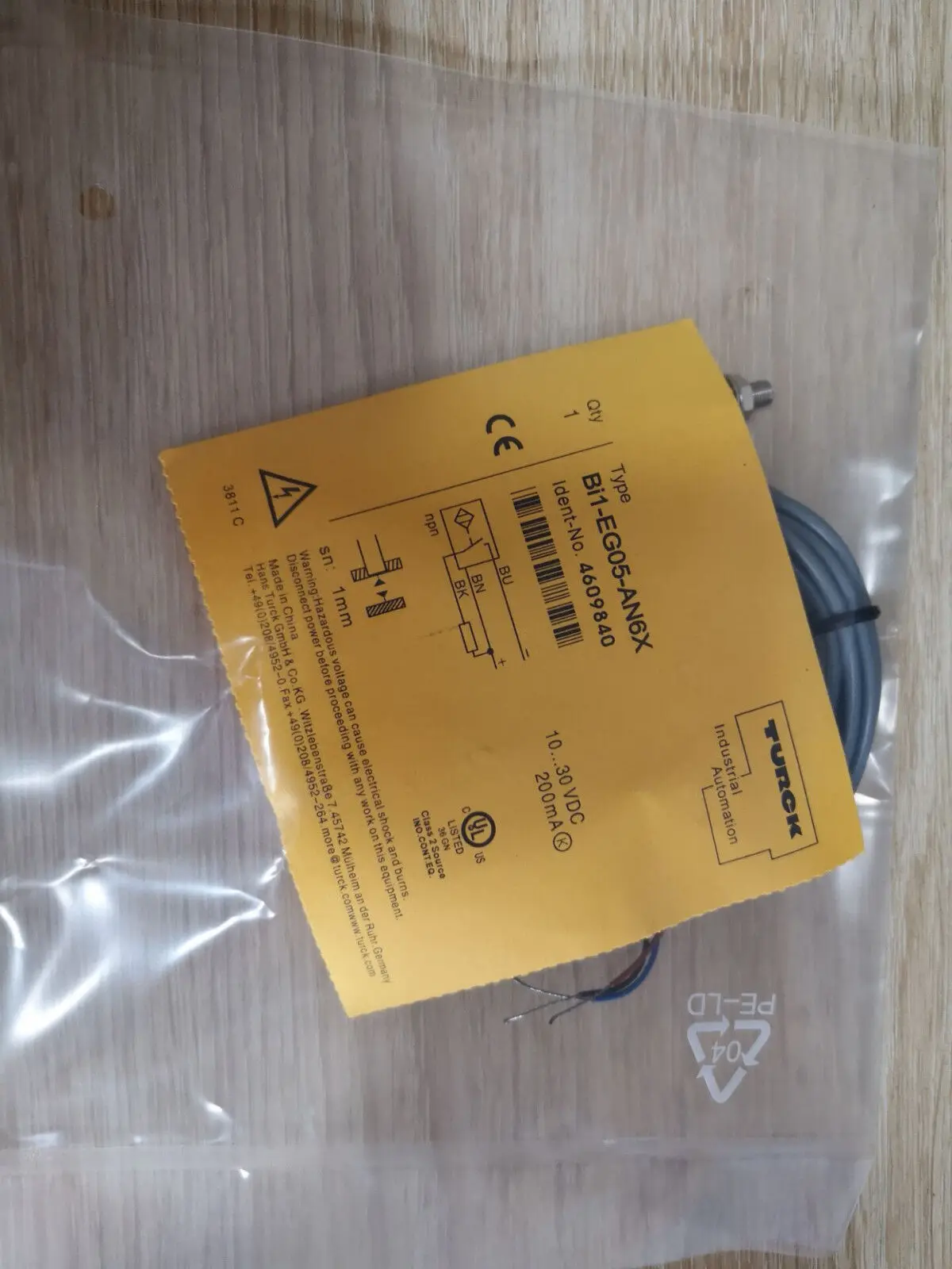 

New Turck Bi1-EG05-AN6X Proximity Switch Sensor *TT