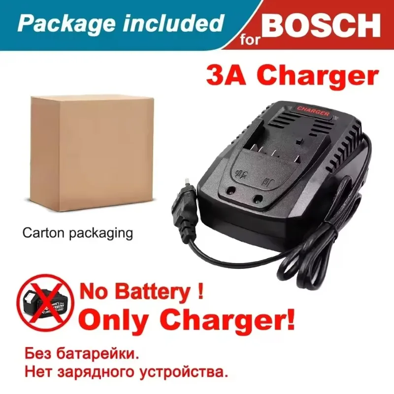 

NEW 18V 10Ah Rechargeable Li-Ion Battery for Bosch 18V Power Tool Backup 6000mah Portable Replacement BAT609 Indicator Ligh