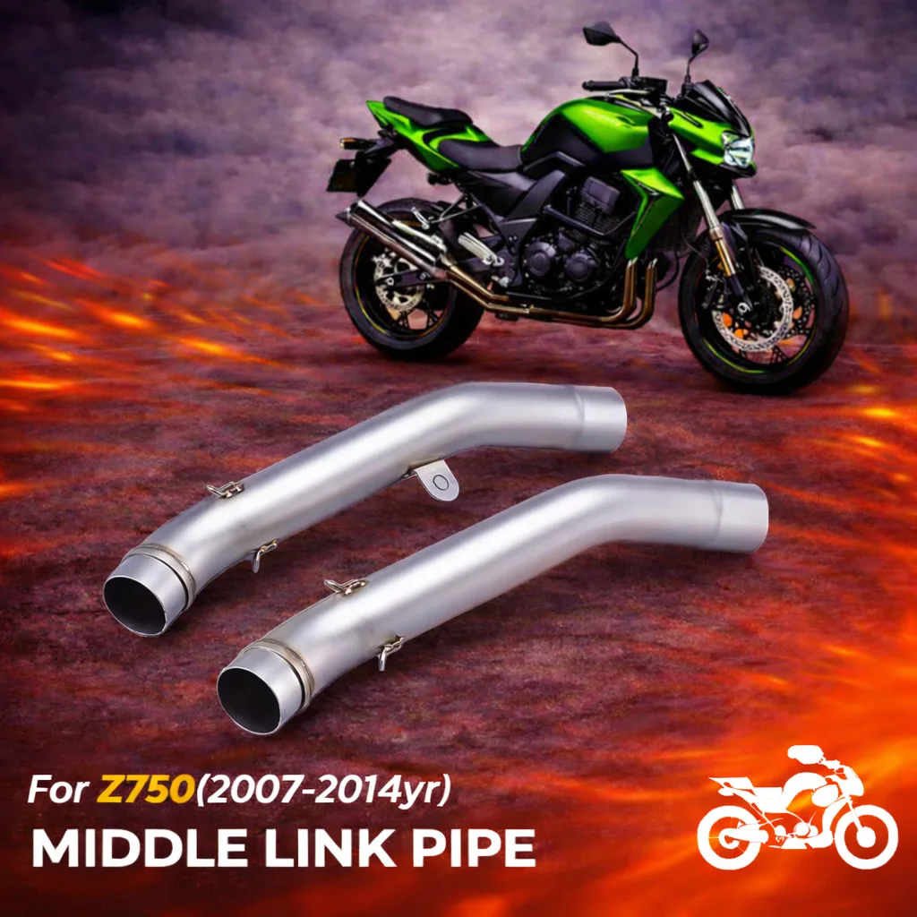 

Z750 Z 750 2004-2008 Z800 Z 800 2013-2016 51mm Motorcycle Exhaust Muffler Middle Link Pipe Connector Tube Adapter
