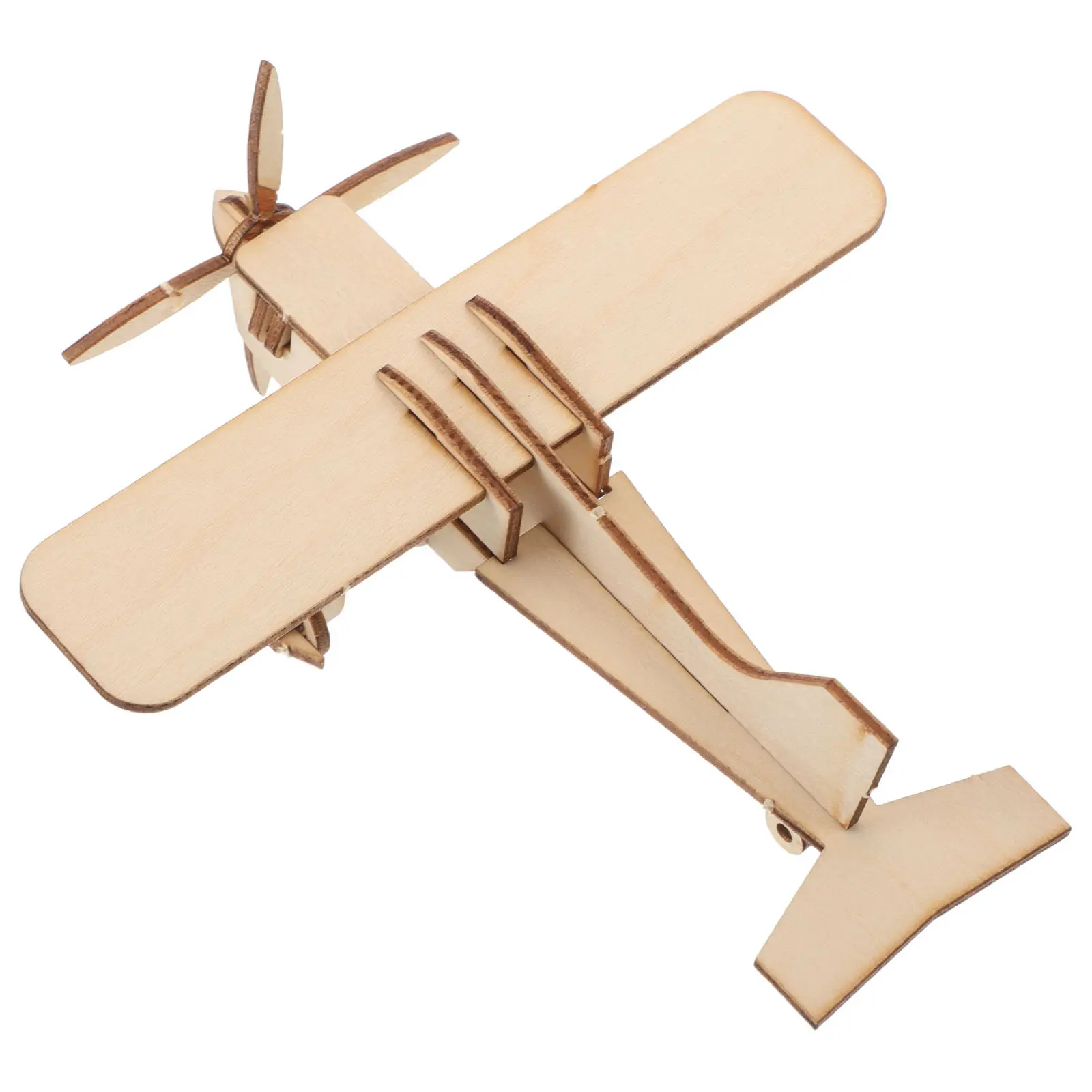

Wooden DIY Airplane Kit 3D Puzzle Assemble Painting Plane Handicraft Ornament Home Office Decor Handicraft Ornament
