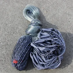 Lawaia Fishing Sticky Net with Floats Mesh Hole, Fishing Tools, Single Casting Net for Fish Cast, Single Layer 1.8x30m