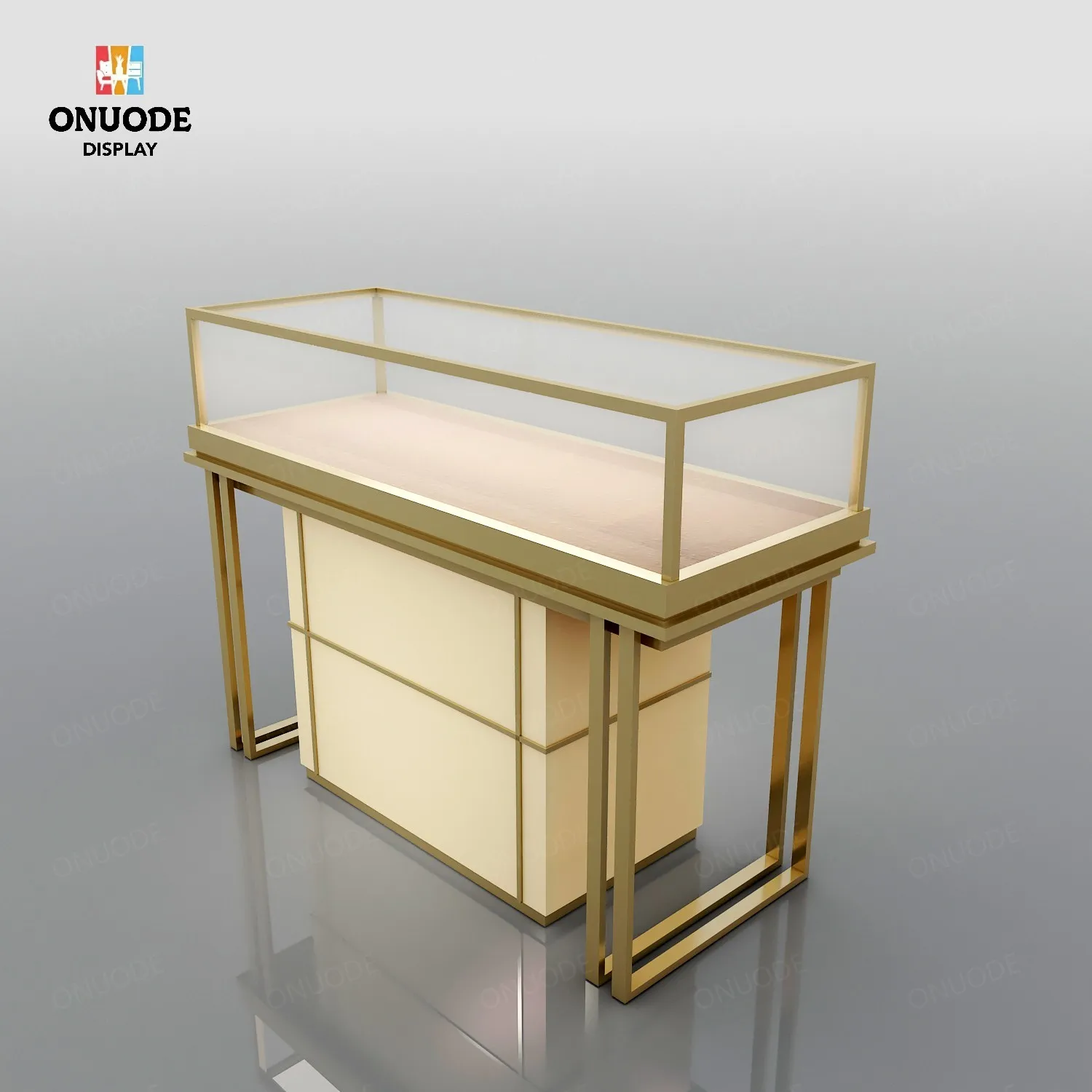 Custom.Free Design Custom LED Licht Holz Glas Juweliergeschäft Möbel Moderne Schmuckvitrine für Uhren Schmuck Display Cab