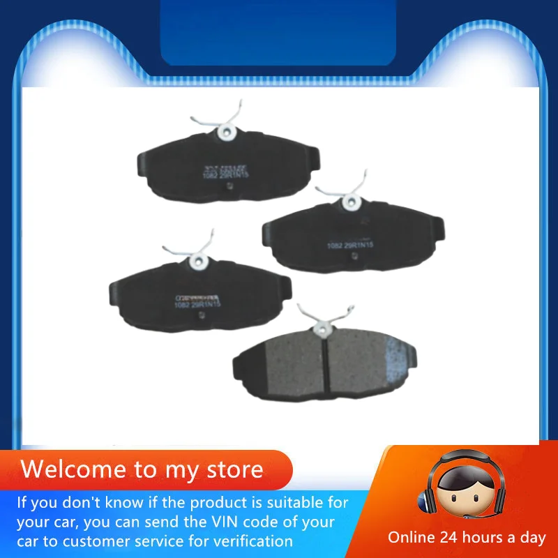 Rear Brake Pads D1562-7987 For Mustang Boss 302/Gt500 (S197) Auto Parts   5R3Z2200AA 5R3Z2200B 7R3Z2200A 8R3Z2200A AR3Z2200A