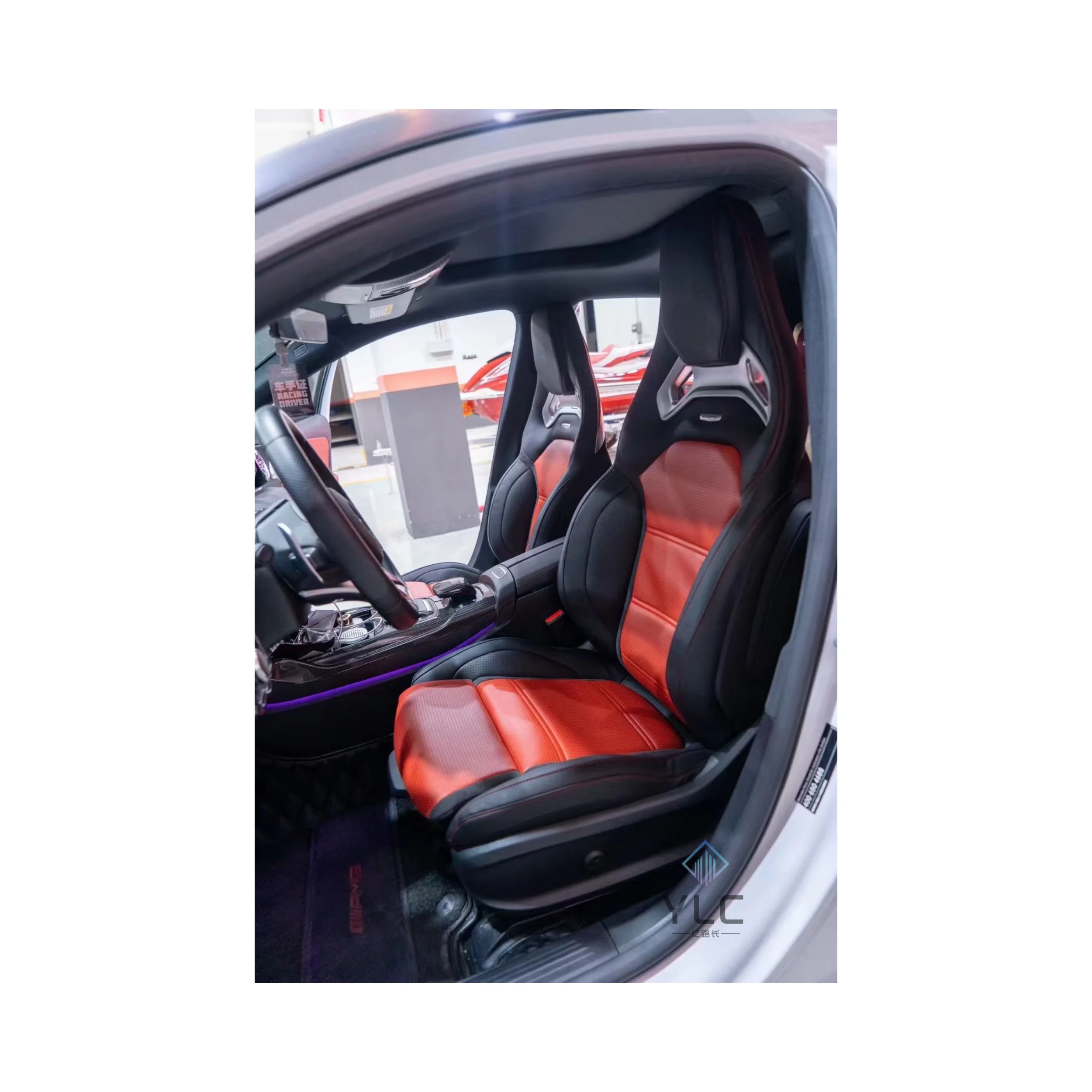 For Mercedes Benz AMG Track Seats A35 A45 GLB35 GLA35 SLK AMG GT C63 E63 A45 W206 W214 AMG Seats