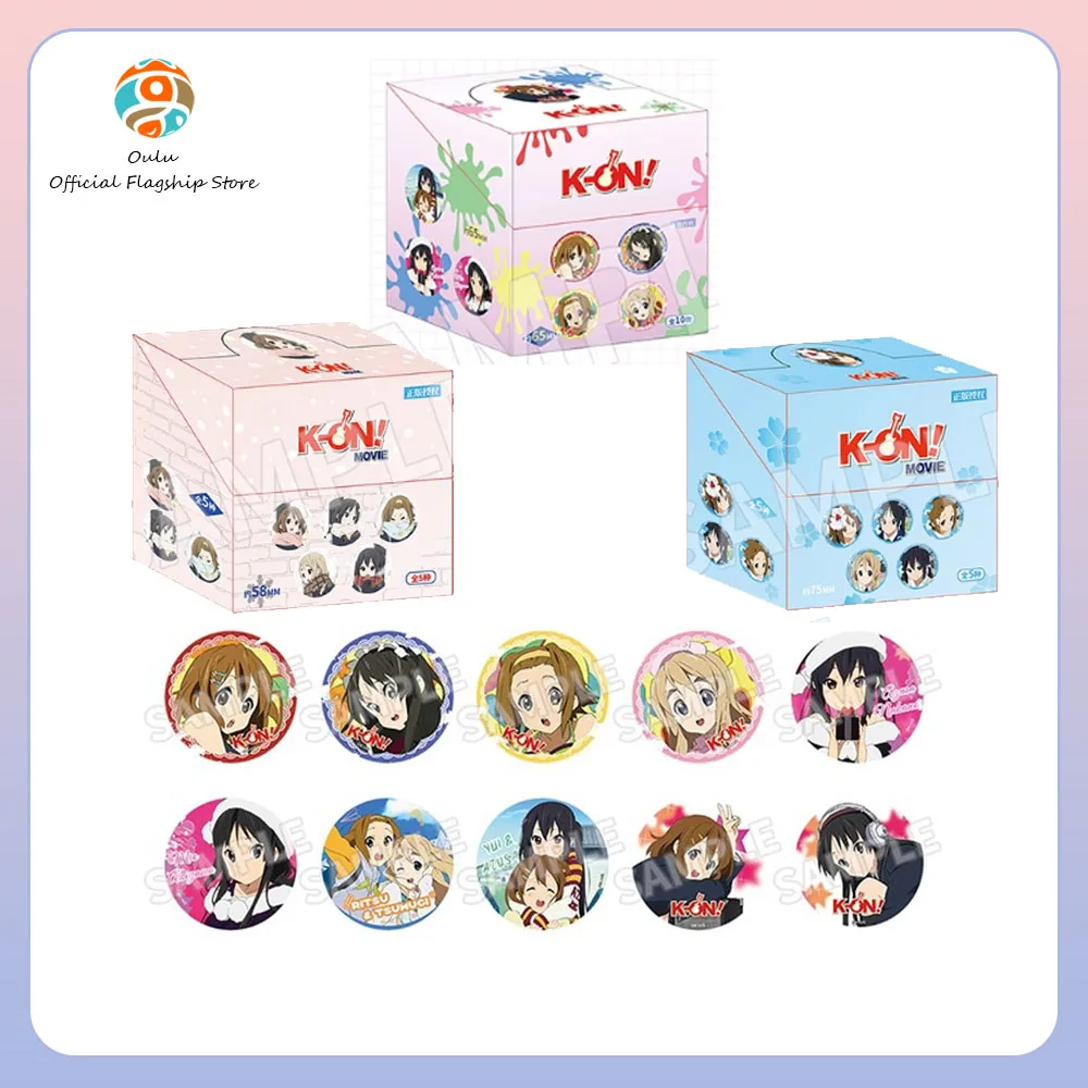 

Новый подлинный K-On! К-Он! Значок Слепая Коробка Красочная Серия Значок Mystery Box Yui Hirasawa Mio Akiyama Ritsu Tainaka Значок Подарочная Игрушка