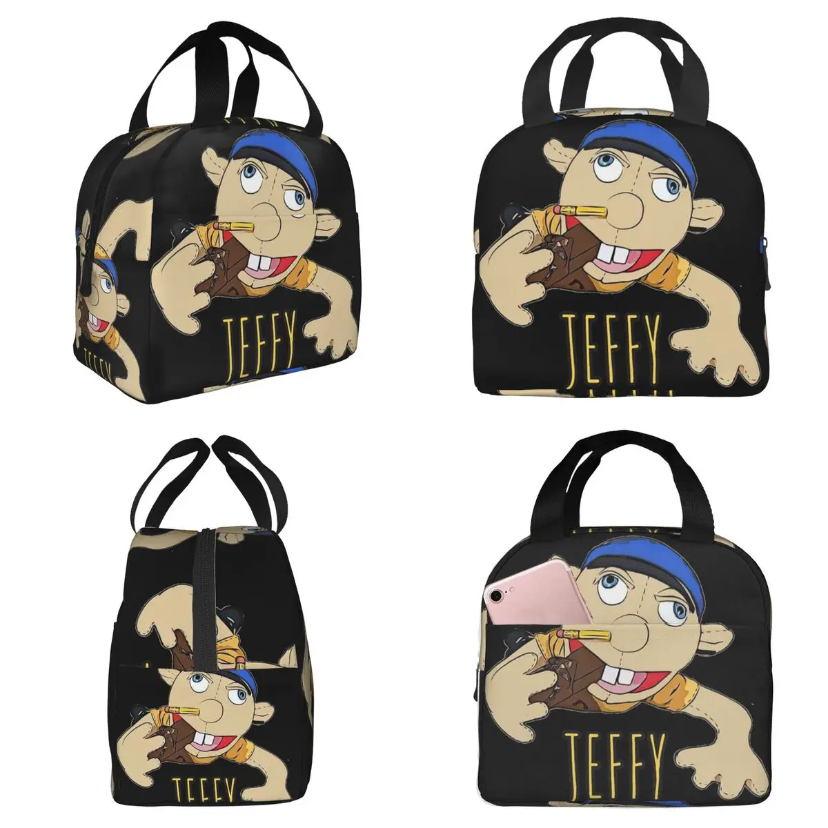 

Кукла Джеффи: Хит продаж! Термосумка для обедов для женщин, офисный термоконтейнер для еды, портативный ланч-бокс