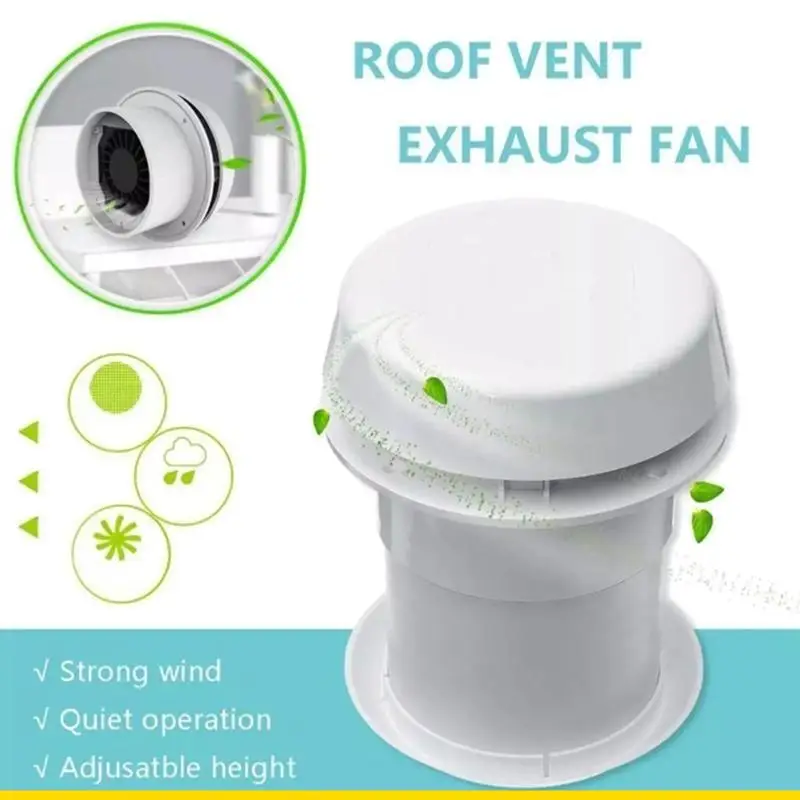 SZCH Campers Motorhome Silent Mushroom for Head Exhaust Fans Cooling Ventilation V
