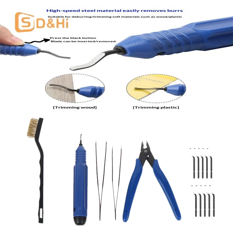 3D Printing Tools Various Types Tools Scissors Cleaning Needles Tweezers Pliers Deburring Kits Universal 3D Printer Tools
