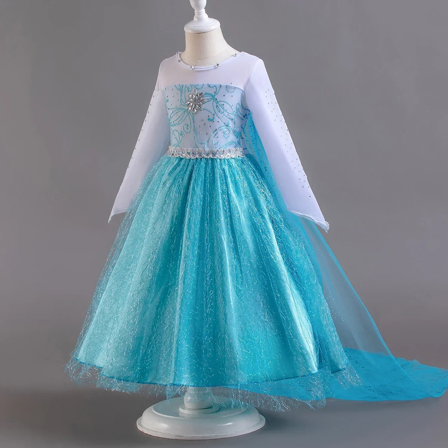 Frozen Elsa Anna Snow Queen Dress Kids Cosplay Costumes For Girls Carnival Party Prom Gown Children Princess Clothing 3-10Yrs