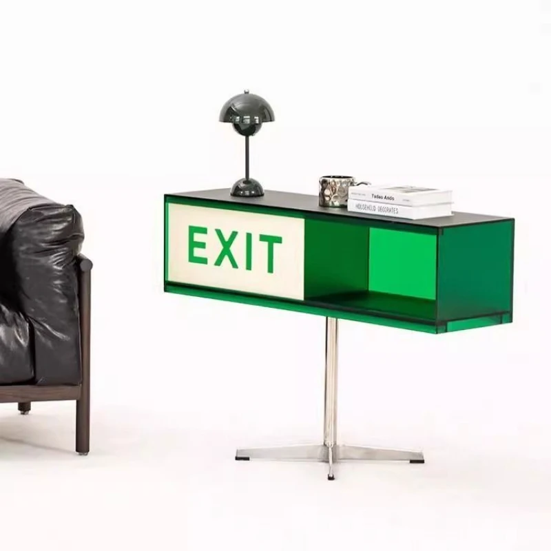 

Acrylic entrance cabinet, small side cabinet, simple small side cabinet, personalized and creative multi-color small table rack