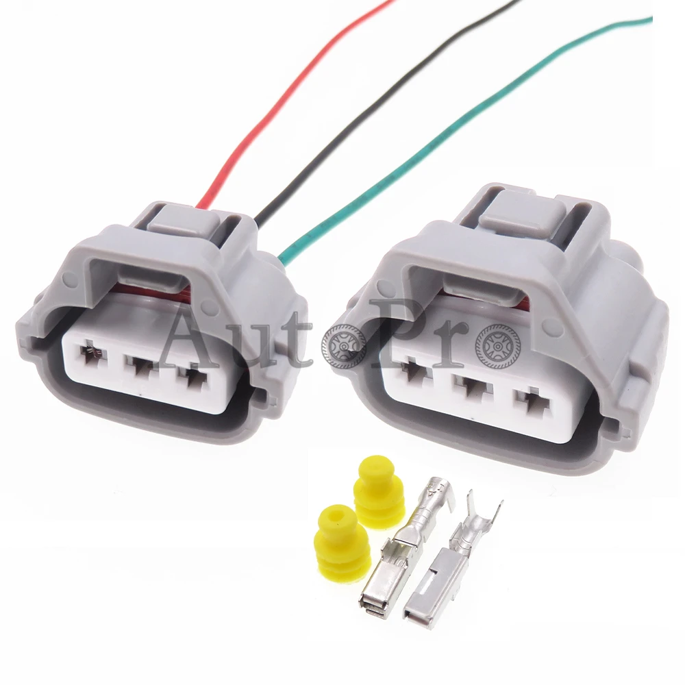 

1 Set 3 Hole Car Electric Cable Waterproof Socket Automobile Wire Plastic Housing Starter Connector For Toyota 90980-11020