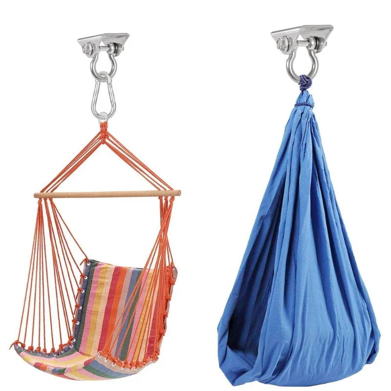 

304 stainlesssteel hanging plateyoga sand bag rotating fixed plate, hanging chairhammockswing bucklehanging rotating accessories