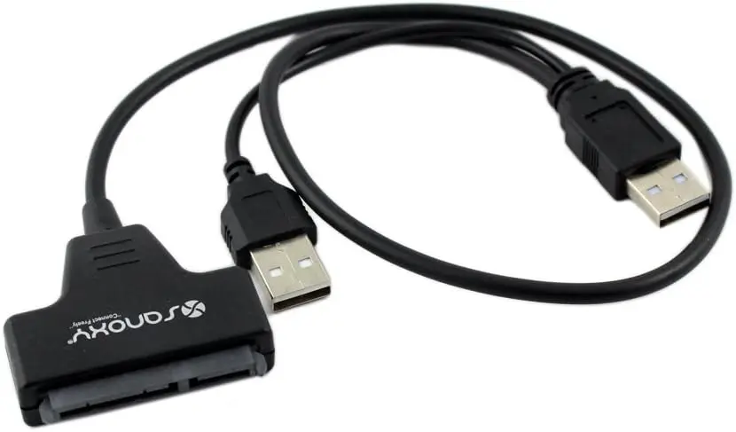 

2.5" SATA Hard Drive to USB 2.0 Adapter Cable, Hot Swappable for SSD & HDD