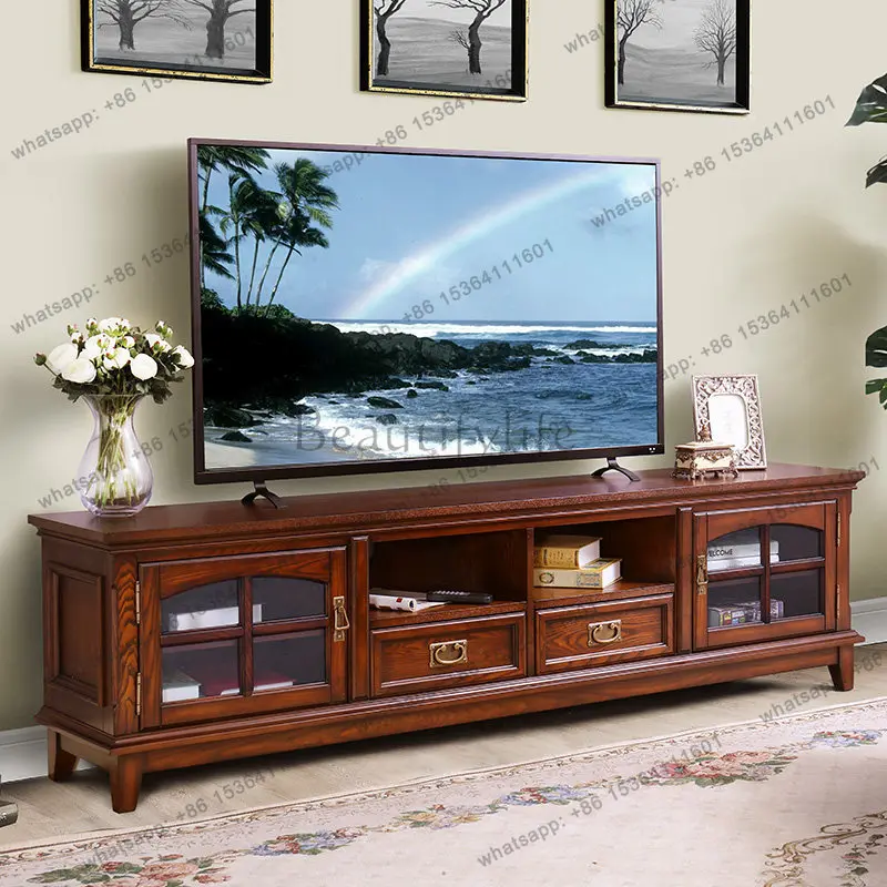 

Американский телевизионный шкаф для простой гостиной, небольшой квартиры, тумба под телевизор.