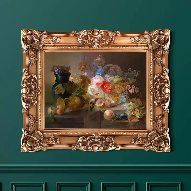 

Quality European Style Decoration ABS Plastic Photo Picture Frame With Copper Gold Color