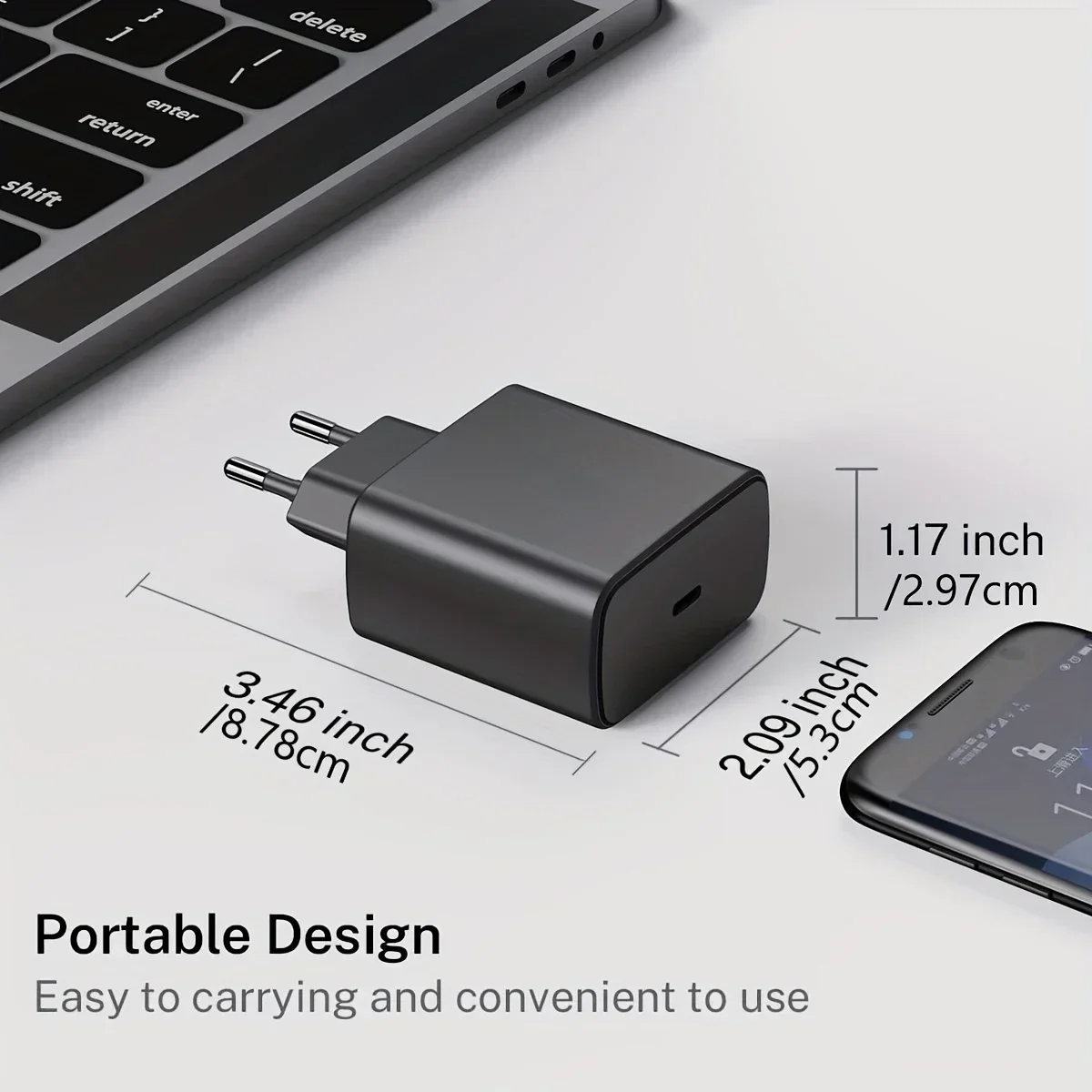 45W PD Super Fast Charger USB C Charger With Cable Quick Charge 3.0 Wall Adapter For Iphone Xiaomi Type C Mobile Phone Charger image 3