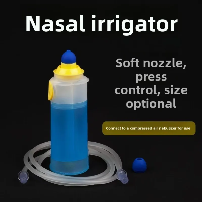 5 or 10 Pack Disposable Nasal Irrigation Spray Nozzle  Children Nose Wash Accessory Fit Home Portable Nebulizer Device