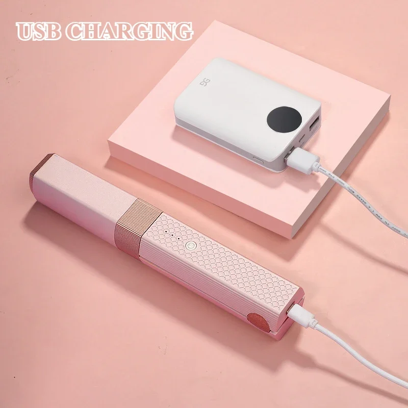 Dual-Purpose Hair Straightener And Curling Iron Splint Portable No Hair Damage Straight Curling Hair Styling Tool