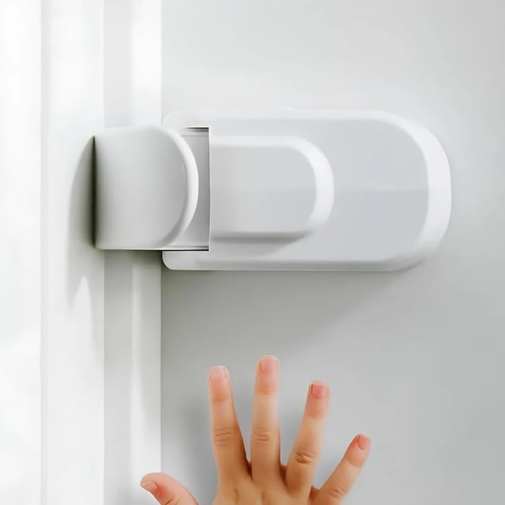 No-Drill Child Proof Door Lock Multi-functional Children Safety Lock Baby Proofing Cabinet Latch Safety Door Hook