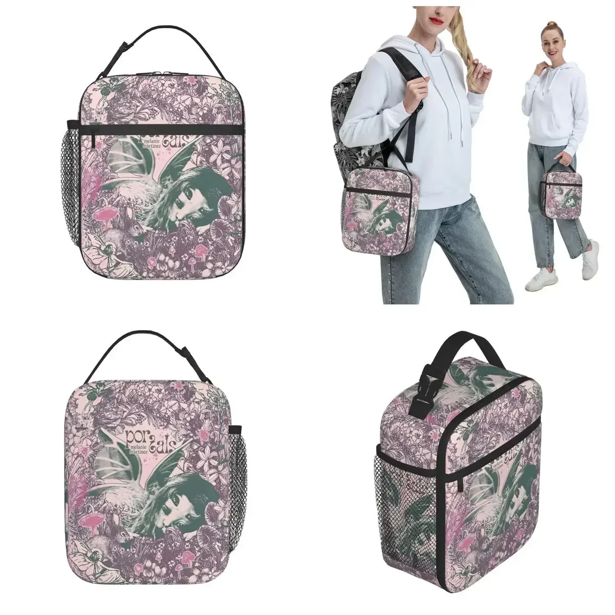 Melanie Martinez Portals Insulated Lunch Bags Storage Food Box Portable Cooler Thermal Lunch Boxes For Work