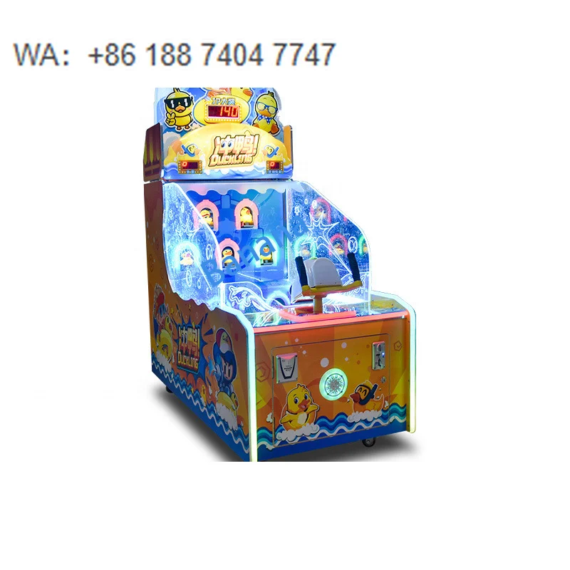 Shopping Mall Children's Commercial Arcade Game Machine 2-Player Water Shooting Gun Kids Amusement Park for Sale