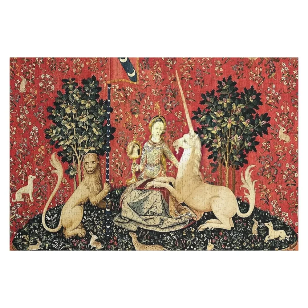 

The Lady and the Unicorn: à Mon Seul Désir - Sight Jigsaw Puzzle Name Wooden Toy Customized Photo Puzzle