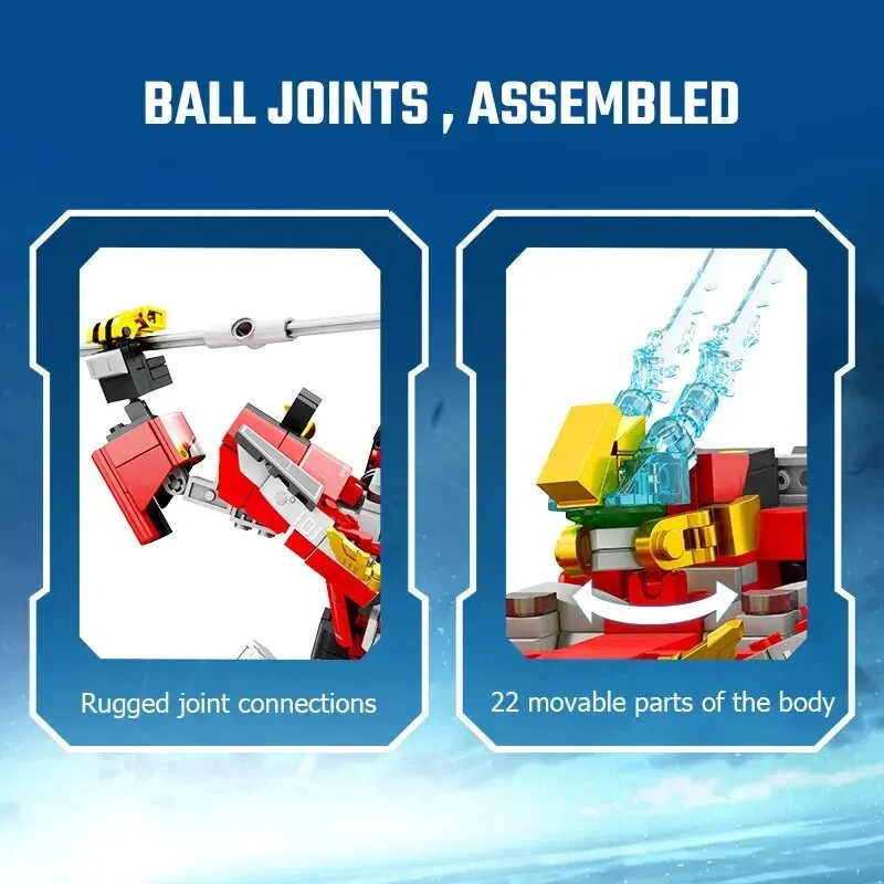 ตัวต่อเหล็ก วอร์ชิป วอร์คราฟท์ 4 in 1 ชุดตัวต่อเรือดำน้ำ แอคชั่นฟิกเกอร์ ของเล่นเสริมพัฒนาการ ของขวัญวันเกิดสำหรับเด็กผู้ชาย