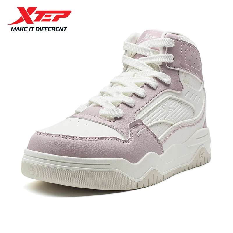 Xtep женская повседневная обувь в уличном стиле амортизирующие удобные прочные кроссовки с подушкой для отдыха и ходьбы 875318310009