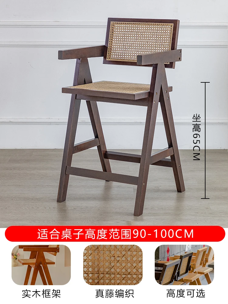 Peiqi الشمال ضوء كراسي بار فاخرة الحديثة انتظار كراسي عالية مريحة الاستقبال مكافحة Restaurante Muebles Furnitu #4