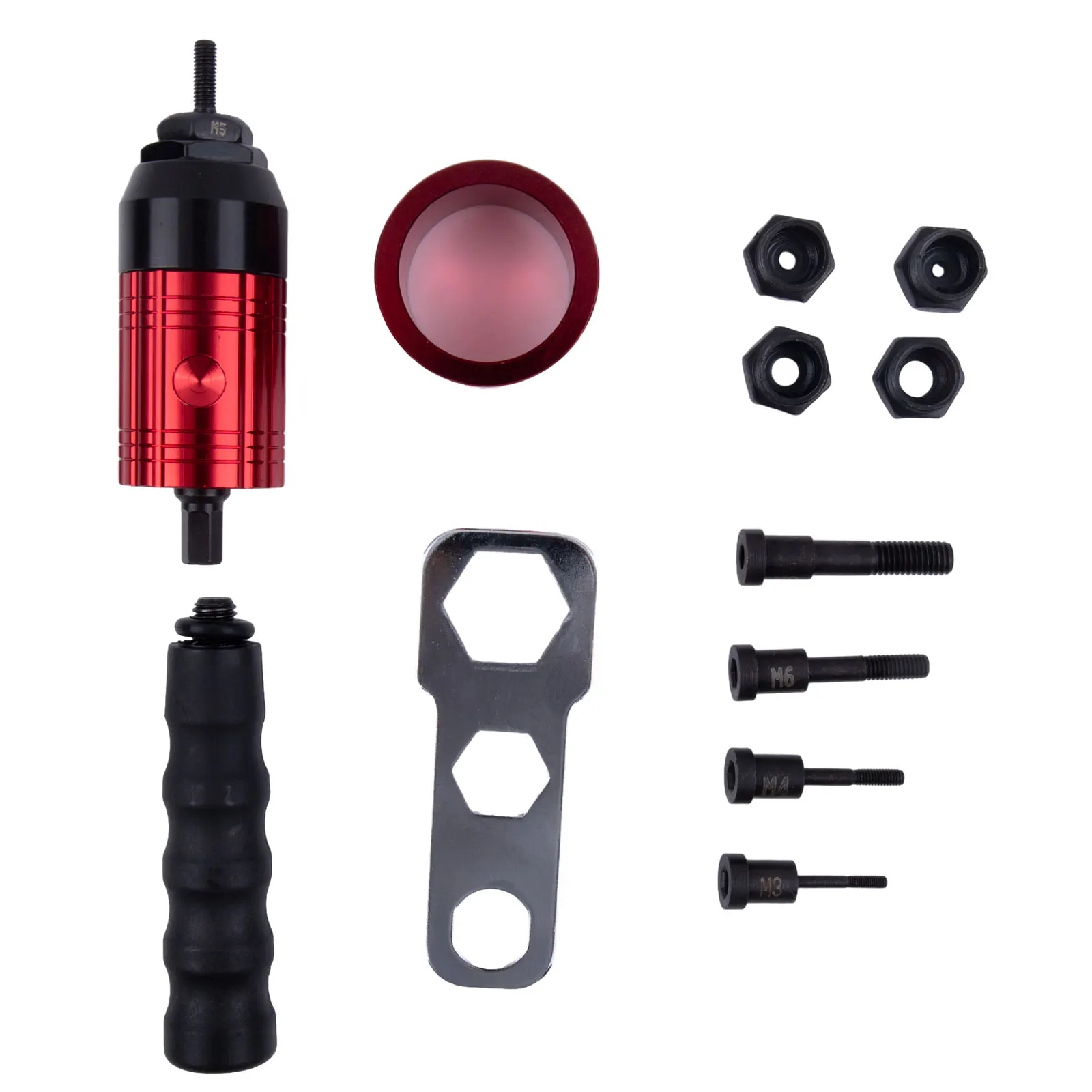 Riveting Tool Conversion Head Accessories Adapter Clutch Type Electric Tool Gun Head Insert Nut Pull Riveting Tool