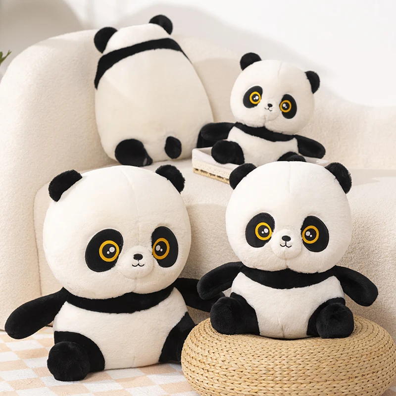 

28/38/48cm kawaii Panda Plush Toy Cute Stuffed Animals Round Panda Plushies Doll Anime Cartoon Soft Kids Babys Toys ThrowPillow